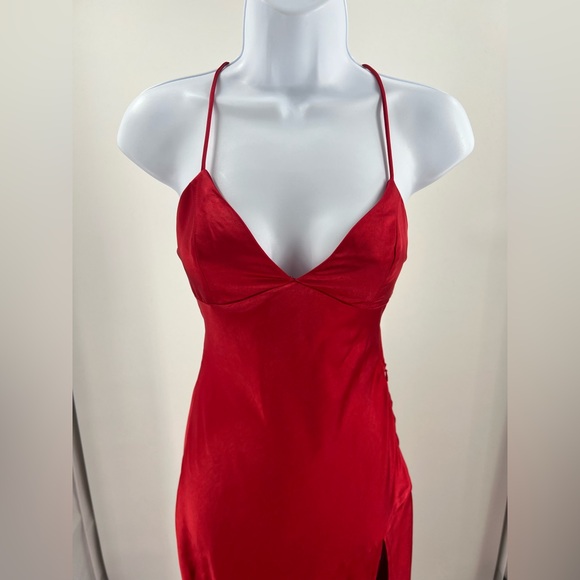 Babyboo Isobel Maxi Dress in Red, size Small, NWT Love Island Themed - Picture 6 of 14